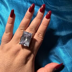 Elegant Silver Statement Ring